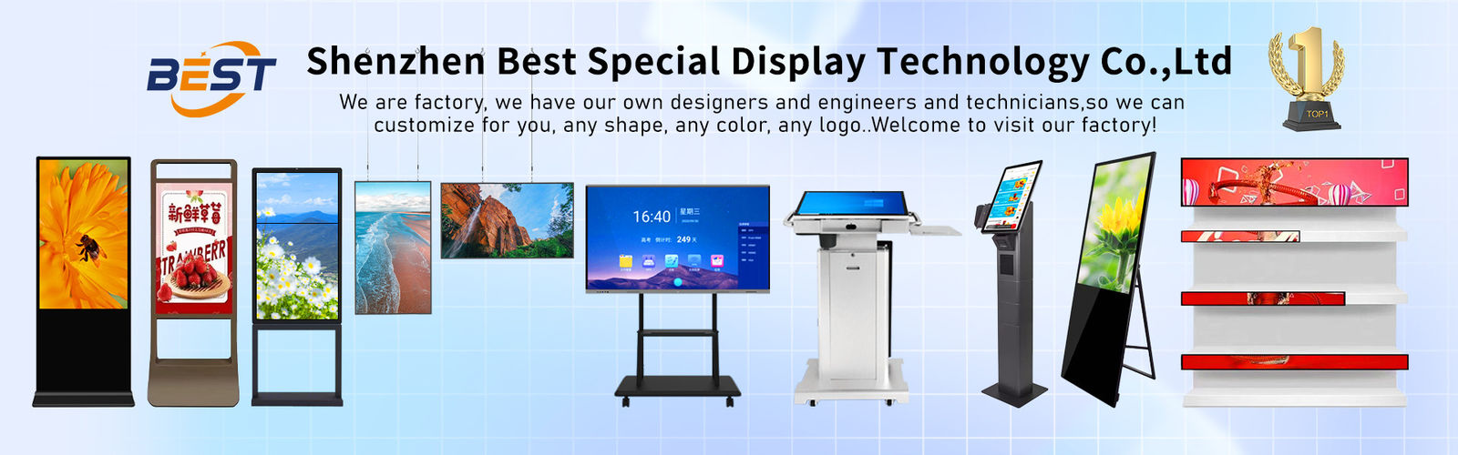 LCD-Signalbildschirm