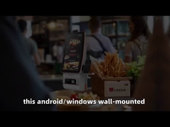 Wandmontierter Self-Service-Bestellkiosk mit POS-System für Bar Restaurant Einzelhandel Android