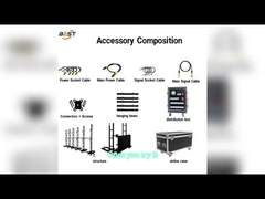 Wasserdichte Outdoor LED Mietanzeige P3/P4/P5/P6/P10 für Stadionwerbung Großbildschirm