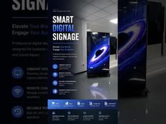 Doppelseitiges 4K-Digitaldisplay, ultraschlank, hohe Helligkeit