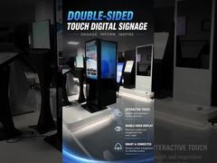 Doppelseitiges, bodenstehendes Digital Signage-Display