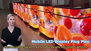 P1.8 GOB LED-Display, mobiles Plug-Play