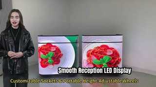 P2.5 GOB-LED-Bildschirm-Empfangsanzeige