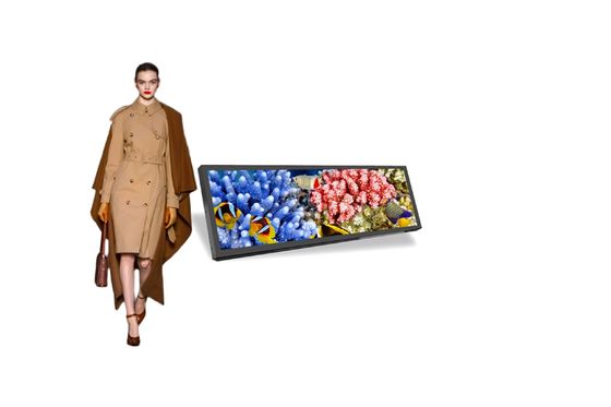 Qualität  Custom Stretched Bar LCD Display , Digital Shelf Display Supermarket usine