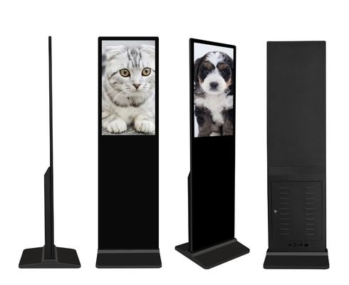 43 55 Zoll Innenraum Freistehende Kapazität Touchscreen Kiosk Digitale Beschilderung und Displays mit Gesichtserkennungskamera