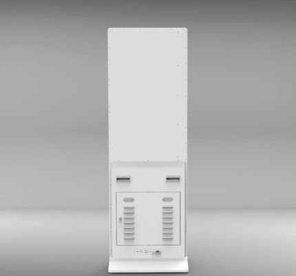 43 55 Zoll Innenraum Freistehende Kapazität Touchscreen Kiosk Digitale Beschilderung und Displays mit Gesichtserkennungskamera
