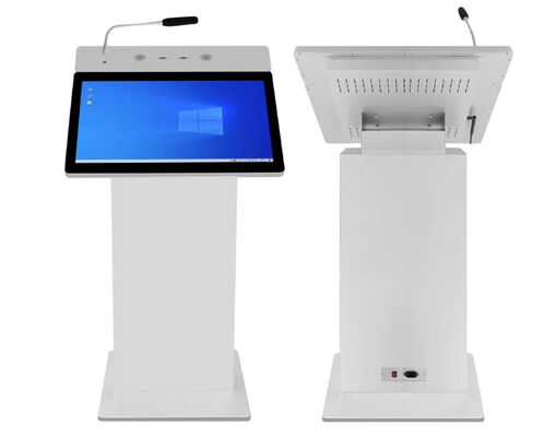 Intelligentes digitales Podium-Rednerpult mit Intel i5 6th, 27-Zoll-Display und 350 Cd/m² Helligkeit für den Schulunterricht