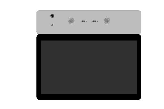 Digitale Klassenzimmer Podium Unterricht Smart Portable Multimedia Unterricht