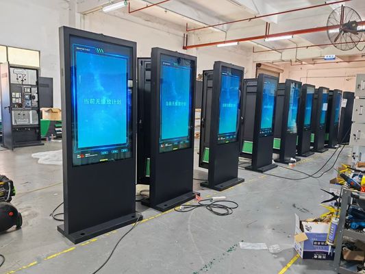 43 75 Zoll Touchscreen vertikaler LCD-Panel Anzeigestand LED-Werbeanzeige Werbe-Maschine Full HD große Werbe