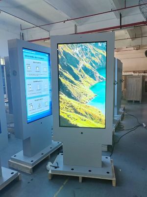 43 75 Zoll Touchscreen vertikaler LCD-Panel Anzeigestand LED-Werbeanzeige Werbe-Maschine Full HD große Werbe