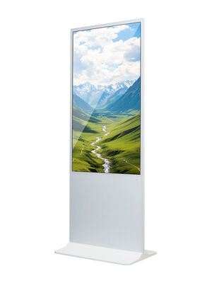 55-Zoll-LCD-Digital Signage für den Innenbereich mit 350 Cd/m² Helligkeit und Android-Betriebssystem für Werbebildschirme