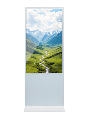49-Zoll-LCD-Werbebildschirm mit 350 Cd/m² Helligkeit und Quad-Core-Cortex-A17-CPU für die Anzeige von Digital Signage im Innenbereich