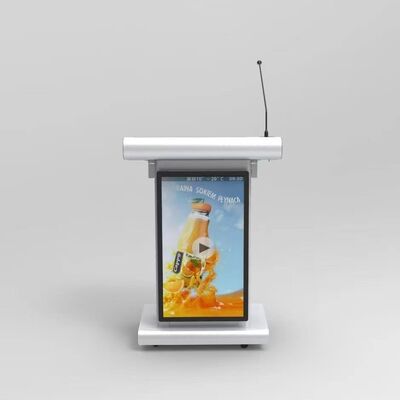 Professionelles digitales Podiumspult mit Intel i5 6th, 350 Cd/m² Helligkeit und 8 GB RAM für Konferenzen und Klassenzimmer