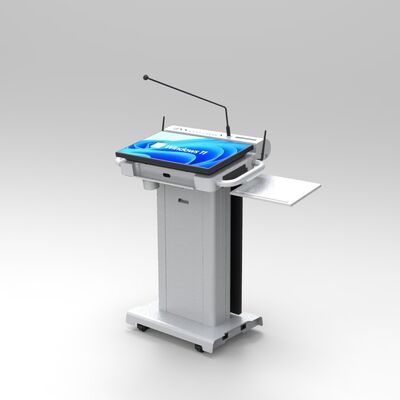Klappbare Smart Lectern mit Intel i5 6. Generation Prozessor und Mehrsprachigkeit für Multimedia-Präsentationen