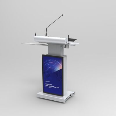 Klassenzimmer Smart Lectern mit 23,6" Frontbildschirm, Intel i5 6th Gen CPU und 350 Cd/m2 Helligkeit