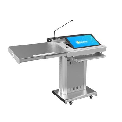 Digital Multimedia Podium Smart Lectern mit Intel i5 6th 8GB RAM und 350 Cd/m2 Helligkeit