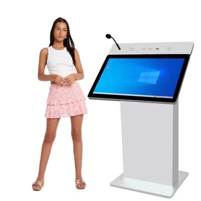 Intelligentes digitales Podium-Rednerpult mit Intel i5 6th, 27-Zoll-Display und 350 Cd/m² Helligkeit für den Schulunterricht