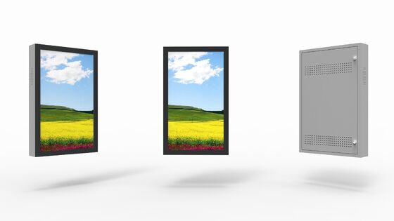 Wall Mounted Outdoor Digital Advertising Screen mit 2500Cd/m2 Helligkeit, 178°/178° Blickwinkel und 2 Jahre Garantie