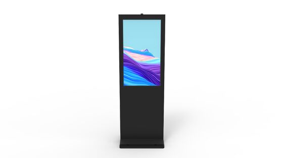 55 inch Outdoor LCD Digital Signage mit 2500Cd/m2 Helligkeit und Android OS Werbung Totem Media Player