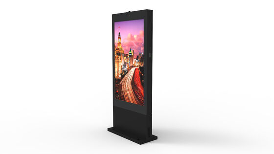 4K Auflösung Digital Signage Outdoor Display mit 2500nits Helligkeit und IP65 Wasserdicht LCD Werbebildschirm