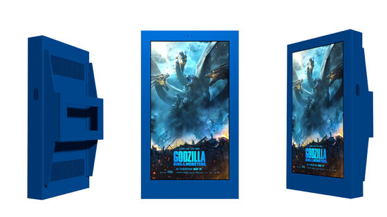 Smart Outdoor LCD Digital Signage LCD kommerzielle Anzeige 4k Totem Kiosk Touchscreen