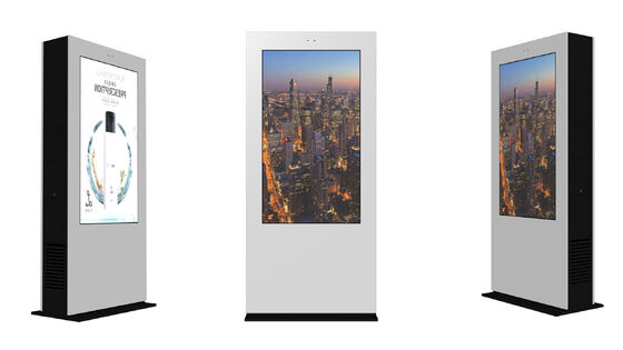 Smart Outdoor LCD Digital Signage mit 4K Auflösung 2500nits Helligkeit und 178° Blickwinkel Kommerzielles Display Touchscreen Kiosk