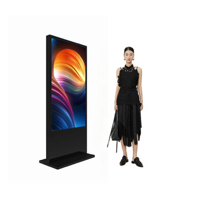 Hot Product 55 Zoll Outdoor Vollfarbiger Touchscreen Digitale Beschilderung Display Außenwerbung Kiosk