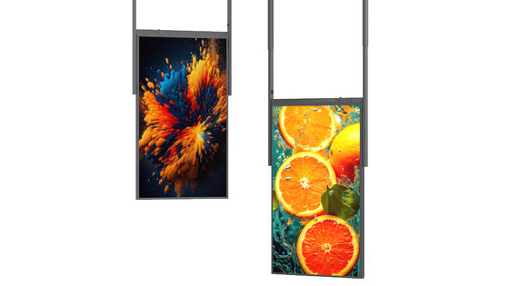 Shop 55 65 Zoll 2000 Nit Hochhelligkeitsmonitore Hängende Werbung Digitale Beschilderung Fenster LCD-Bildschirm