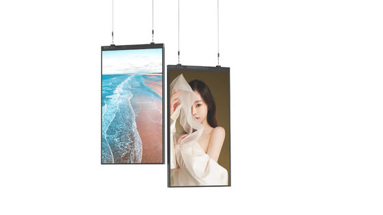 Digitale Beschilderung mit Blick auf das Schaufenster 3500 Nits Monitor LCD-Display