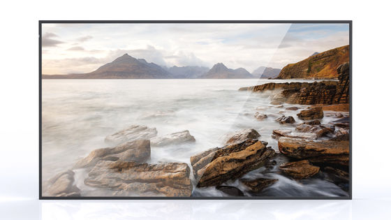 Mehrsprachige Schaufensterbildschirm Hängende LCD-Anzeige Werbebildschirm