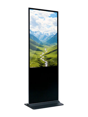 55-Zoll-Touchscreen-Kiosk mit Android-Betriebssystem und LCD-Werbedisplay mit 350 Nits Helligkeit und digitaler Beschilderung