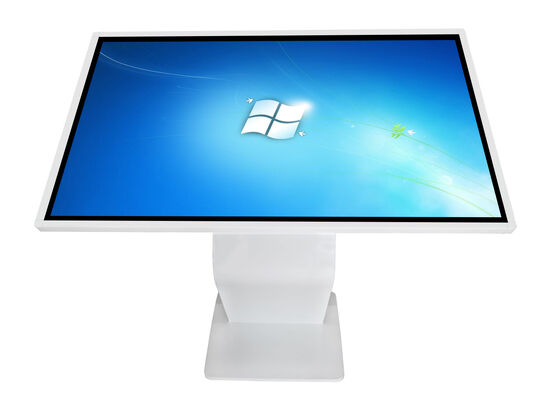 43-Zoll-Boden-Touchscreen-Kiosk mit 350 Cd/m² Helligkeit, LCD-Werbedisplay, Digital Signage