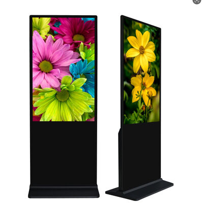 49-Zoll-FHD-Bodenständer-Digital-Signage-Display mit Android-Betriebssystem und 350 Nits Helligkeit für Innenwerbung