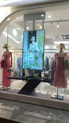 Hochhelligkeit 55-Zoll-LCD-Digital Signage-Display mit Quad-Core-Cortex-A17-CPU für Einzelhandel und Selbstbedienung