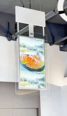 55-Zoll-Wandelfenster-Digitalschilder Anzeige hohe Helligkeit LCD-Bildschirm Digitalschilder