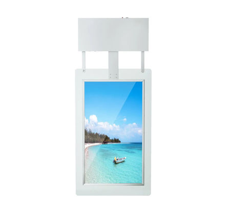 Doppelseitige LCD-Digitalschilder Hängende Digitalschilder Android-Videowerbeanzeige