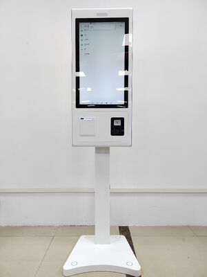 21.5/23.6/32 Zoll Self-Order-POS-System Kiosk mit Quad-Core Cortex-A17 und 350 Cd/m2 Helligkeit für Restaurant-Lebensmittelbestellung