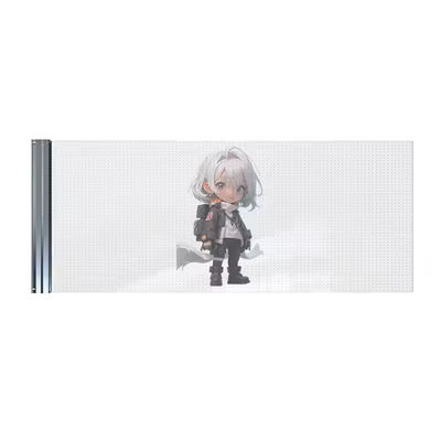 Innendefinition Glasvorhang Wand LED Werbebildschirm IP65 wasserdicht 3840Hz Erneuerungsrate 5000nits Helligkeit