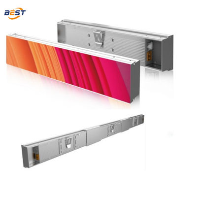 Innenraum HD-LED-Regalbildschirm 300-1200x60mm Aluminiumprofil Schrank 3840Hz Erneuerungsrate