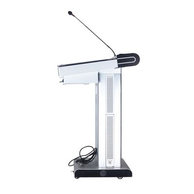 Android/Windows 7/8/10 Mobile Smart Digital Podium versteckte Kabelverwaltung 720 kg/m3 Dichte Phosphatplatte Beschichtung