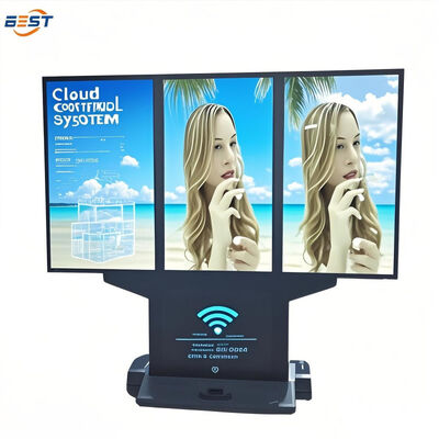 Digital Signage im Freien mit IP66 Wasserdichtheit, 50000 Stunden Lebensdauer und Multi-OS-Kompatibilität für Android Windows Linux