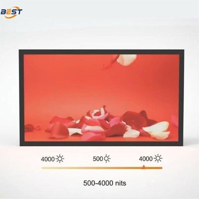 Hochhelligkeit kommerzielles LCD-Display 4000nit Smart Light Sensor 178 Grad Blickwinkel