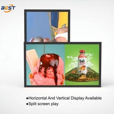 Außen IP66 Wasserdichte Digital Signage 55 Zoll 5000nit UHD Luftfahrt Aluminiumlegierung