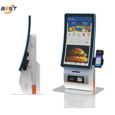 Wandmontiertes Selbstbedienungs-Bestellkiosk mit 10-Punkte-Capacitive Touch und Android-POS-System für Restaurants