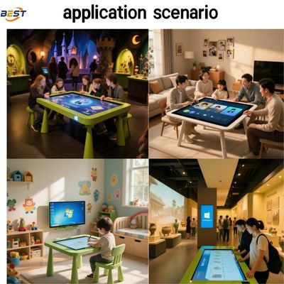 32/42/55 Zoll Android Multi-Touch Restaurant Touch Screen Tisch für die Bestellung von Lebensmitteln Maximale Auflösung 3840X2160