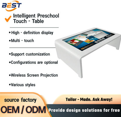 32/42/55 Zoll Android Multi-Touch Restaurant Touch Screen Tisch für die Bestellung von Lebensmitteln Maximale Auflösung 3840X2160