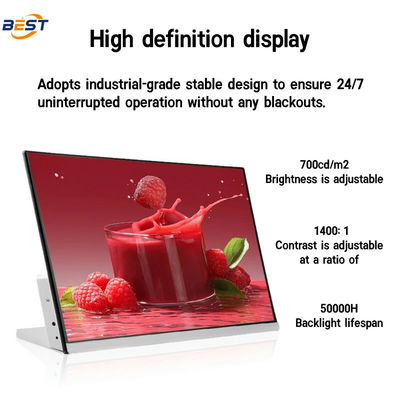 Digitale Handels-Tischtop-Menü Anzeigen Tisch Werbung Poster Stand Desktop Hotel