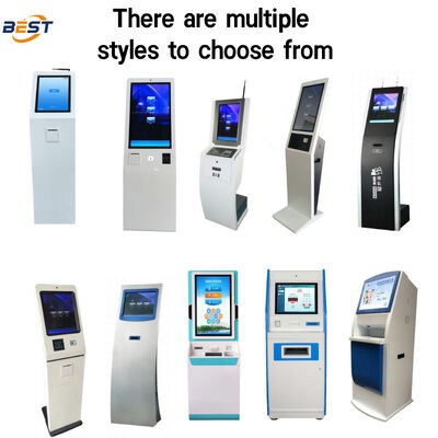 LCD-Touch-Bildschirm-Warteschlange-Management-System Ticketspender-Maschine mit thermischem Druck und mehreren Sprachen