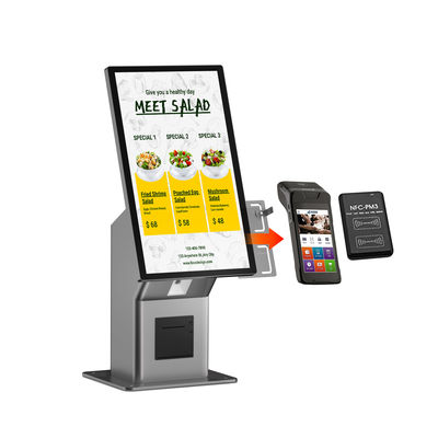 Stilvoller interaktiver Touchscreen-Verkaufsautomat mit 8 GB DDR3-RAM und 178°/178° Betrachtungswinkel