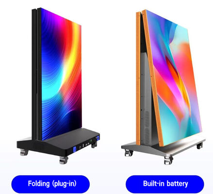 Foldable Indoor LED Poster Screen P2.5 3840x2160 1300cd/m2